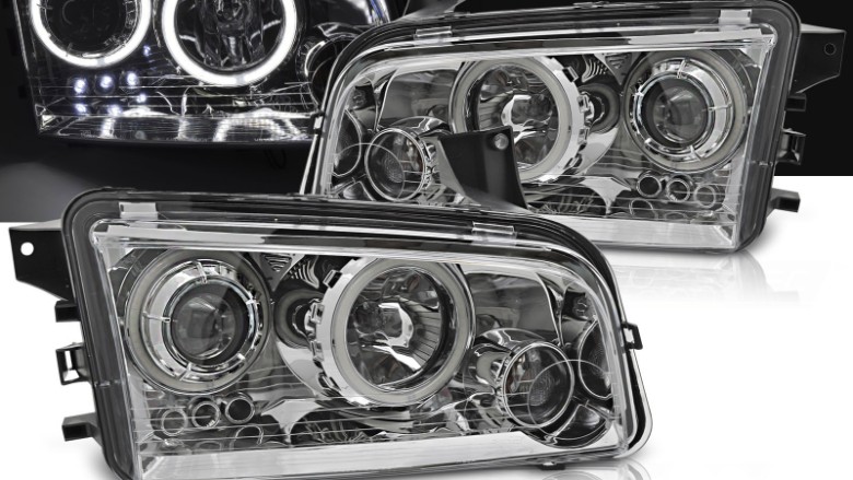 Prednja svjetla Angel Eyes (chrome) / DODGE CHARGER LX (2006-2010), LPDO11