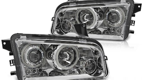 Prednja svjetla Angel Eyes (chrome) / DODGE CHARGER LX (2006-2010), LPDO11
