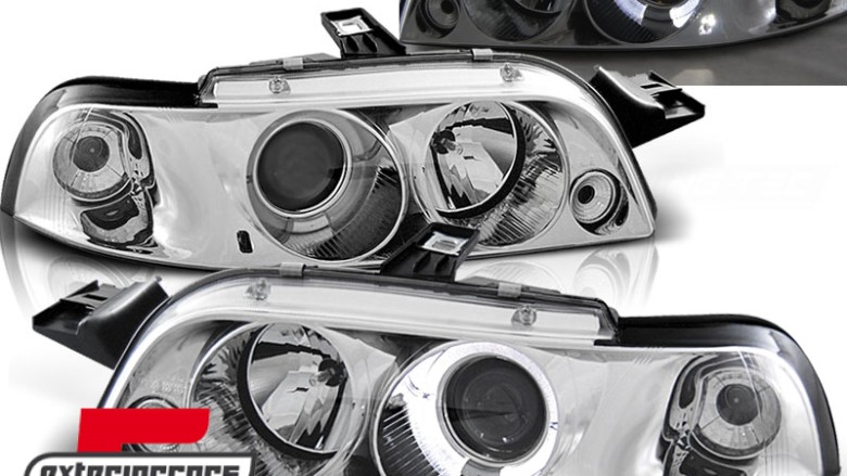 Prednja svjetla Angel Eyes (chrome) / Fiat Punto 1 (1993-1999), LPFI08