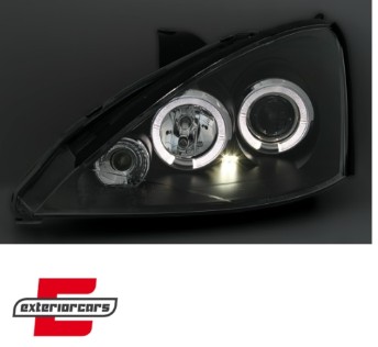Prednja svjetla Angel Eyes (chrome) / Ford Focus (1998-10.2001), LPFO03