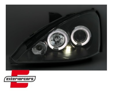 Prednja svjetla Angel Eyes (chrome) / Ford Focus Facelift (11.2001-2004), LPFO01