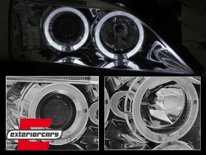 Prednja svjetla Angel Eyes (chrome) / Ford Mondeo (2000-2007), LPFO34