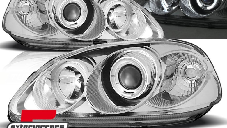 Prednja svjetla Angel Eyes (chrome) / Honda Civic (1995-1999), LPHO04