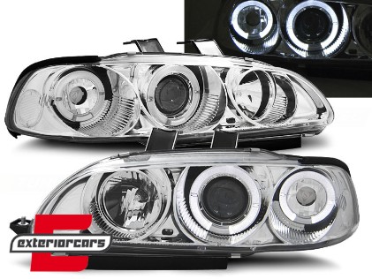 Prednja svjetla Angel Eyes (chrome) / Honda Civic limuzina (1991-1995), LPHO03