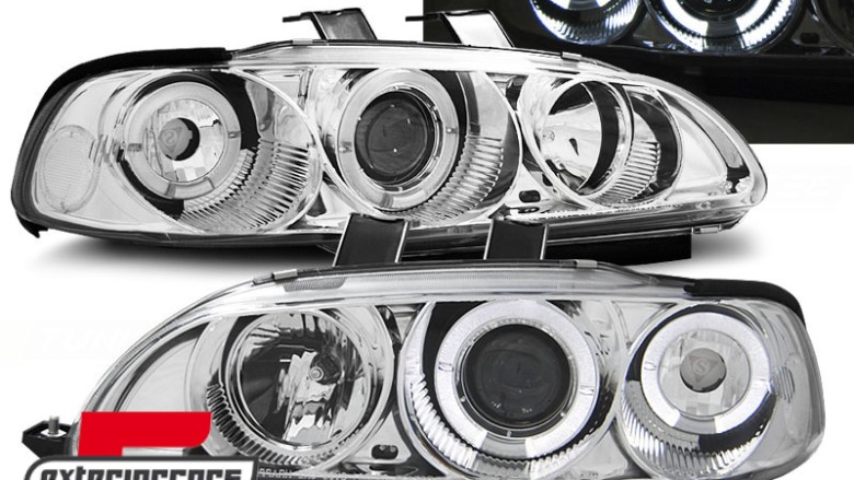 Prednja svjetla Angel Eyes (chrome) / Honda Civic limuzina (1991-1995), LPHO03