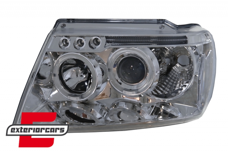 Prednja svjetla Angel Eyes (chrome) / JEEP Grand Cherokee (1999-05.2005), LPCH03