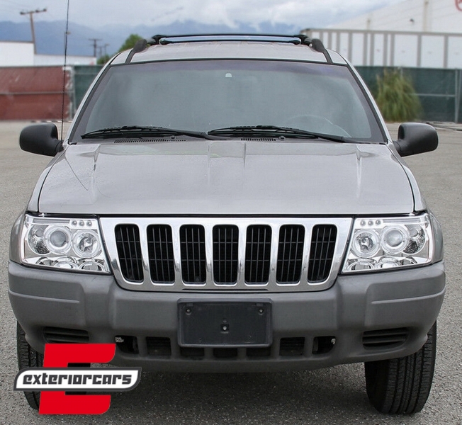 Prednja svjetla Angel Eyes (chrome) / JEEP Grand Cherokee (1999-05.2005), LPCH03