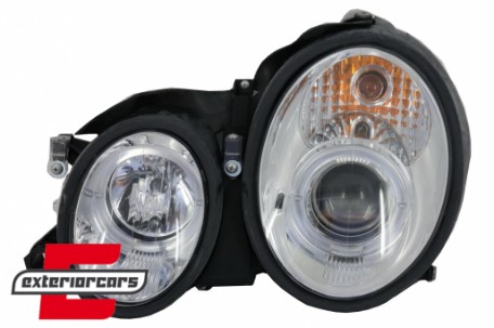 Prednja svjetla Angel Eyes (chrome) / Mercedes CLK W208 (1997-04.2002), LPME27