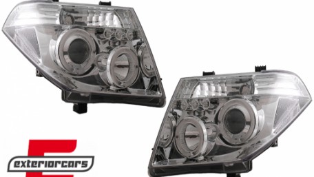 Prednja svjetla Angel Eyes (chrome) / Nissan Navara D40 (2004-2009) Nissan Pathfinder R51 (2005-2008), LPNI05