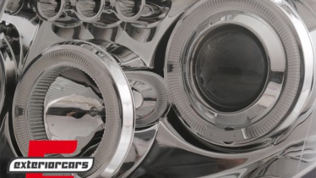 Prednja svjetla Angel Eyes (chrome) / Nissan Navara D40 (2004-2009) Nissan Pathfinder R51 (2005-2008), LPNI05