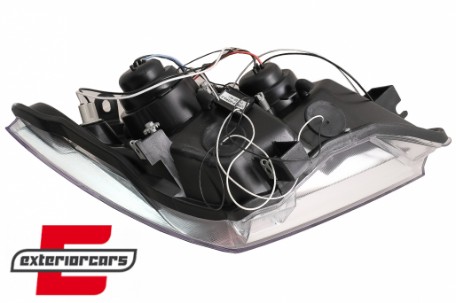 Prednja svjetla Angel Eyes (chrome) / Nissan Navara D40 (2004-2009) Nissan Pathfinder R51 (2005-2008), LPNI05