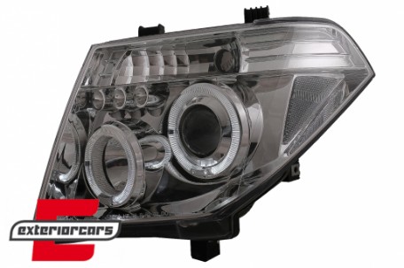 Prednja svjetla Angel Eyes (chrome) / Nissan Navara D40 (2004-2009) Nissan Pathfinder R51 (2005-2008), LPNI05