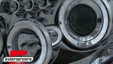 Prednja svjetla Angel Eyes (chrome) / Nissan Navara D40 (2004-2009) Nissan Pathfinder R51 (2005-2008), LPNI05