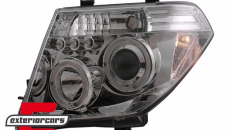 Prednja svjetla Angel Eyes (chrome) / Nissan Navara D40 (2004-2009) Nissan Pathfinder R51 (2005-2008), LPNI05