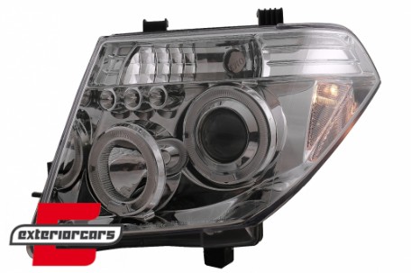 Prednja svjetla Angel Eyes (chrome) / Nissan Navara D40 (2004-2009) Nissan Pathfinder R51 (2005-2008), LPNI05