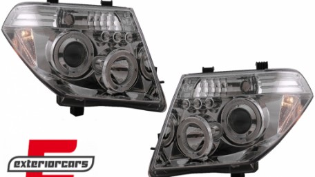 Prednja svjetla Angel Eyes (chrome) / Nissan Navara D40 (2004-2009) Nissan Pathfinder R51 (2005-2008), LPNI05