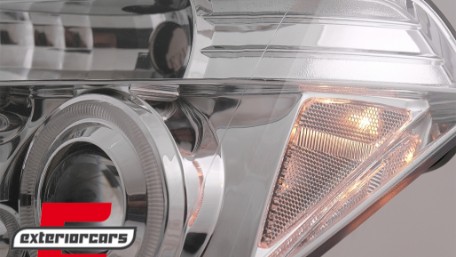 Prednja svjetla Angel Eyes (chrome) / Nissan Navara D40 (2004-2009) Nissan Pathfinder R51 (2005-2008), LPNI05
