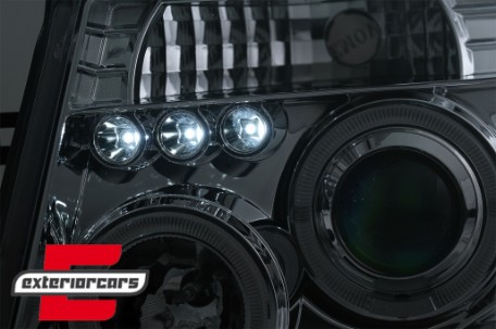 Prednja svjetla Angel Eyes (chrome) / Nissan Navara D40 (2004-2009) Nissan Pathfinder R51 (2005-2008), LPNI05