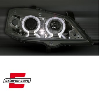 Prednja svjetla Angel Eyes (chrome) / Opel Astra G (1997-2004), LPOP12
