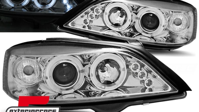 Prednja svjetla Angel Eyes (chrome) / Opel Astra G (1997-2004), LPOP17