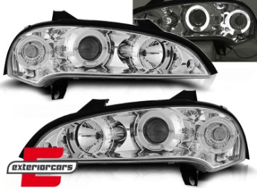 Prednja svjetla Angel Eyes (chrome) / Opel Tigra (1994-2000), LPOP11