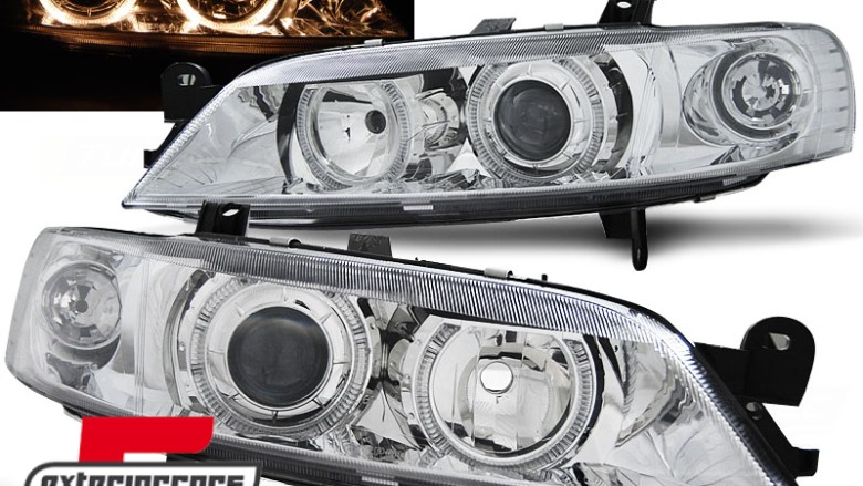 Prednja svjetla Angel Eyes (chrome) / Opel Vectra B (1999-2002), LPOP83