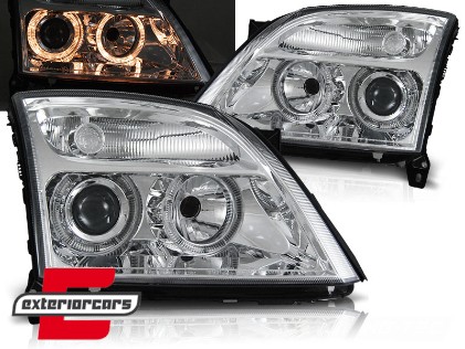 Prednja svjetla Angel Eyes (chrome) / Opel Vectra C Signum (2002-2005), LPOP25