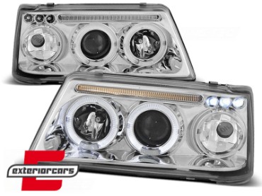Prednja svjetla Angel Eyes (chrome) / Peugeot 205 (1983-1996), LPPE13
