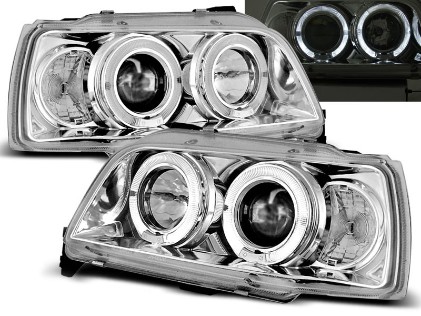 Prednja svjetla Angel Eyes (chrome) / Renault Clio (1990-1995), LPRE01
