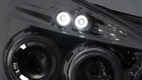 Prednja svjetla Angel Eyes (chrome) / Renault Clio III (2005-2009), LPRE27