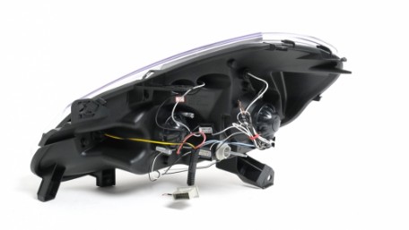 Prednja svjetla Angel Eyes (chrome) / Renault Clio III (2005-2009), LPRE27