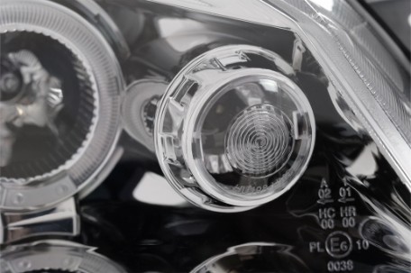 Prednja svjetla Angel Eyes (chrome) / Renault Clio III (2005-2009), LPRE27