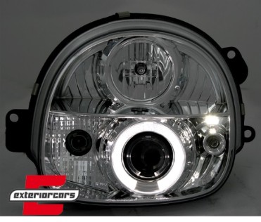 Prednja svjetla Angel Eyes (chrome) / Renault Twingo (03.1993-09.1998), LPRE03