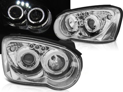 Prednja svjetla Angel Eyes (chrome) / Subaru Impreza II GD (2003-2005), LPSU03