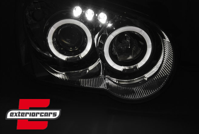 Prednja svjetla Angel Eyes (chrome) / Subaru Impreza II GD (2003-2005), LPSU03