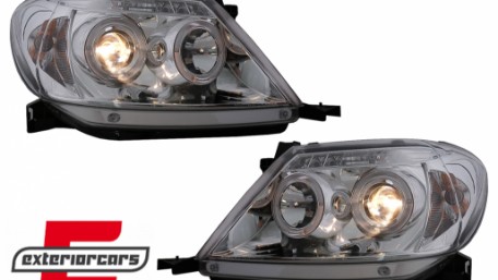 Prednja svjetla Angel Eyes (chrome) / Toyota Hilux (2005-2011), LPTO07