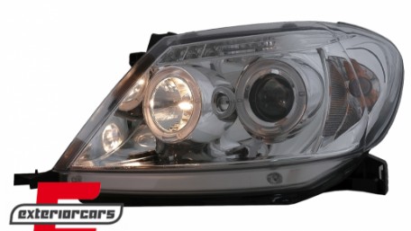 Prednja svjetla Angel Eyes (chrome) / Toyota Hilux (2005-2011), LPTO07