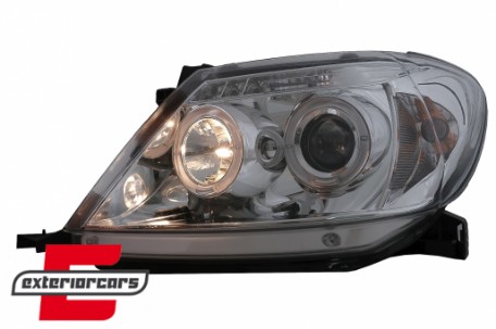 Prednja svjetla Angel Eyes (chrome) / Toyota Hilux (2005-2011), LPTO07