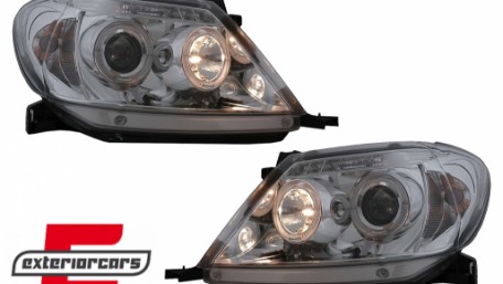 Prednja svjetla Angel Eyes (chrome) / Toyota Hilux (2005-2011), LPTO07