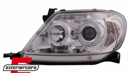 Prednja svjetla Angel Eyes (chrome) / Toyota Hilux (2005-2011), LPTO07