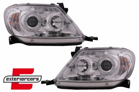 Prednja svjetla Angel Eyes (chrome) / Toyota Hilux (2005-2011), LPTO07