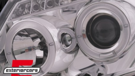 Prednja svjetla Angel Eyes (chrome) / Toyota Hilux (2005-2011), LPTO07