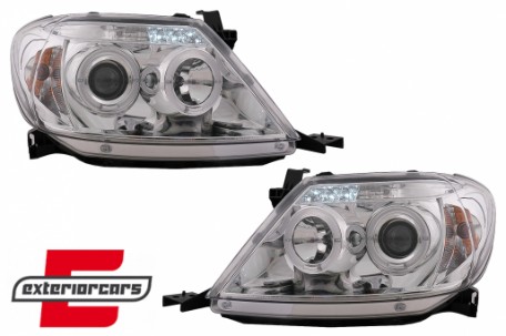 Prednja svjetla Angel Eyes (chrome) / Toyota Hilux (2005-2011), LPTO07