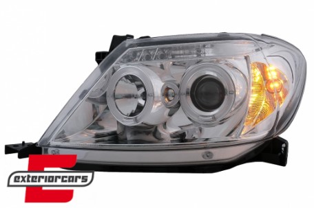 Prednja svjetla Angel Eyes (chrome) / Toyota Hilux (2005-2011), LPTO07