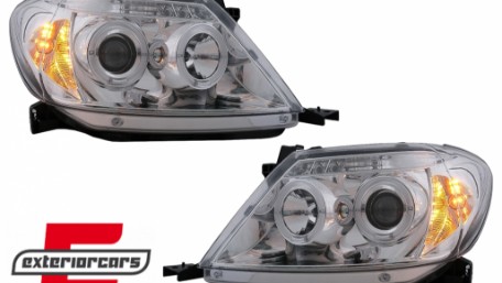 Prednja svjetla Angel Eyes (chrome) / Toyota Hilux (2005-2011), LPTO07
