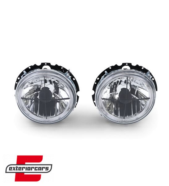 Prednja svjetla Angel Eyes (chrome) / Volkswagen Golf 1 (05.1974-07.1983), LPVWH3