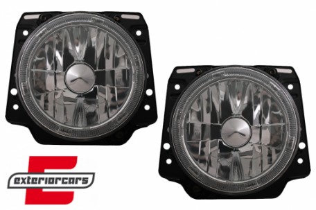 Prednja svjetla Angel Eyes (chrome) / Volkswagen Golf 2 (08.1983-08.1991), LPVW21