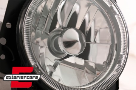 Prednja svjetla Angel Eyes (chrome) / Volkswagen Golf 2 (08.1983-08.1991), LPVW21