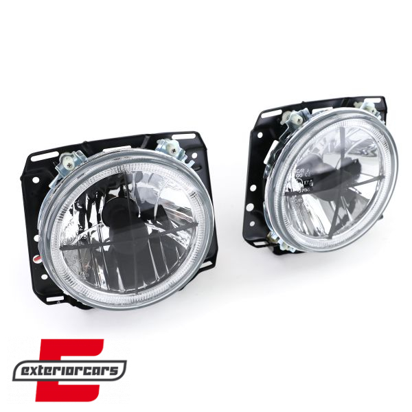 Prednja svjetla Angel Eyes (chrome) / Volkswagen Golf 2 (08.1983-08.1991), LPVWH5