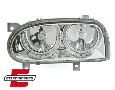 Prednja svjetla Angel Eyes (chrome) / Volkswagen Golf 3 (09.1991-08.1997), LPVW01